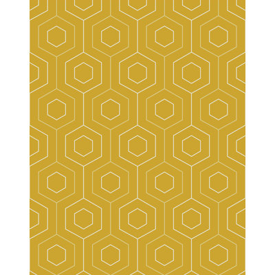 Stoughton Hexagonal Line Wallpaper