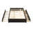 Solid Wood Open-Frame Storage Bed-94467340