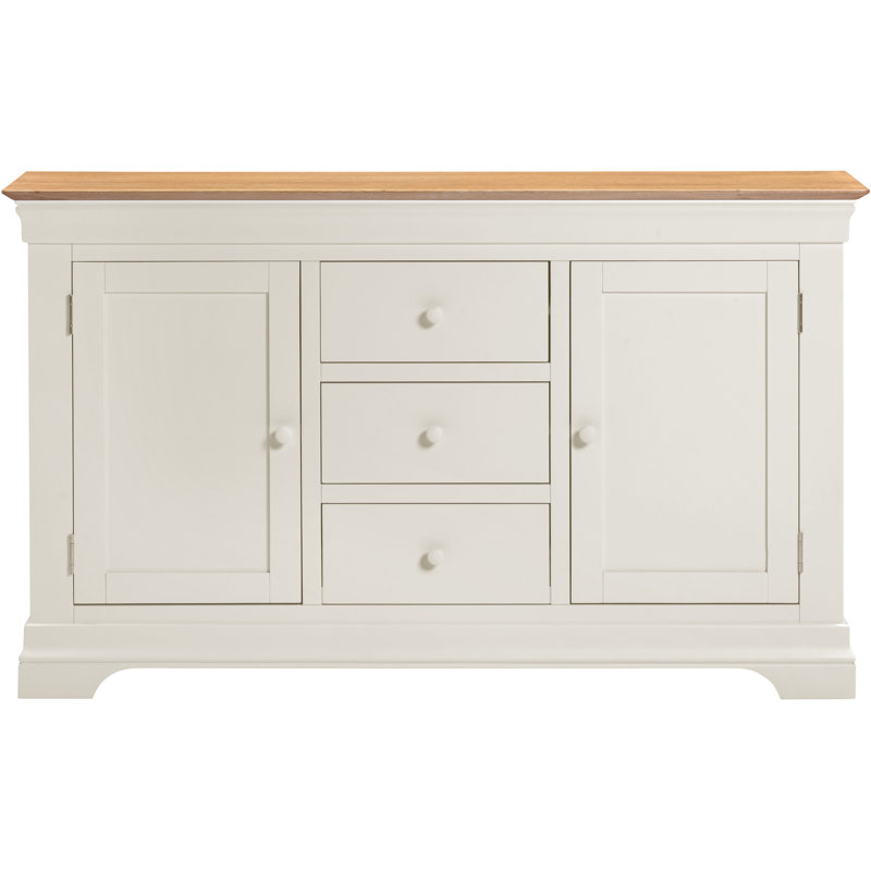 Adaleya 2 Door 3 Drawer Sideboard, Ivory