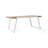 Saviel Rectangular Wood Metal Outdoor Dining Table , 35.5'' in. W 70.75'' in. D-1187525434