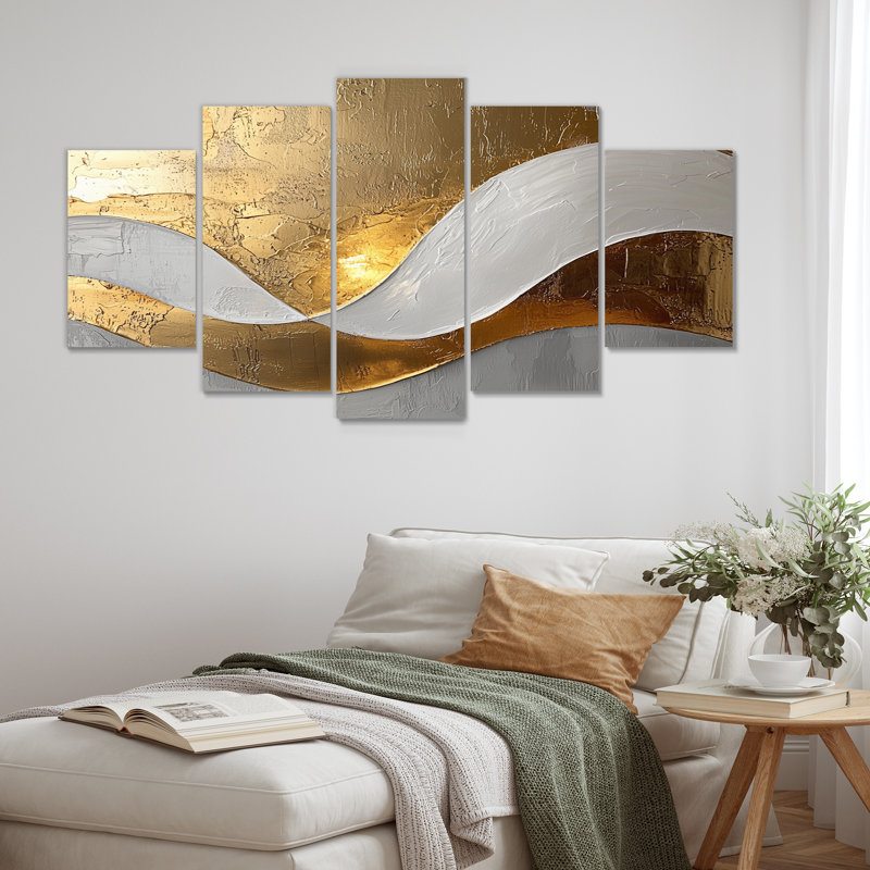Elsmoriet I - décoration murale vagues - art mural moderne