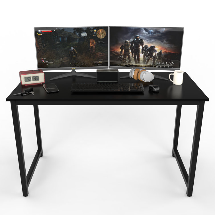 Halter Gaming Computer Desk for Home Office, 47 Modern PC Laptop