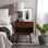 Henline 1-Drawer Solid Wood Nightstand
