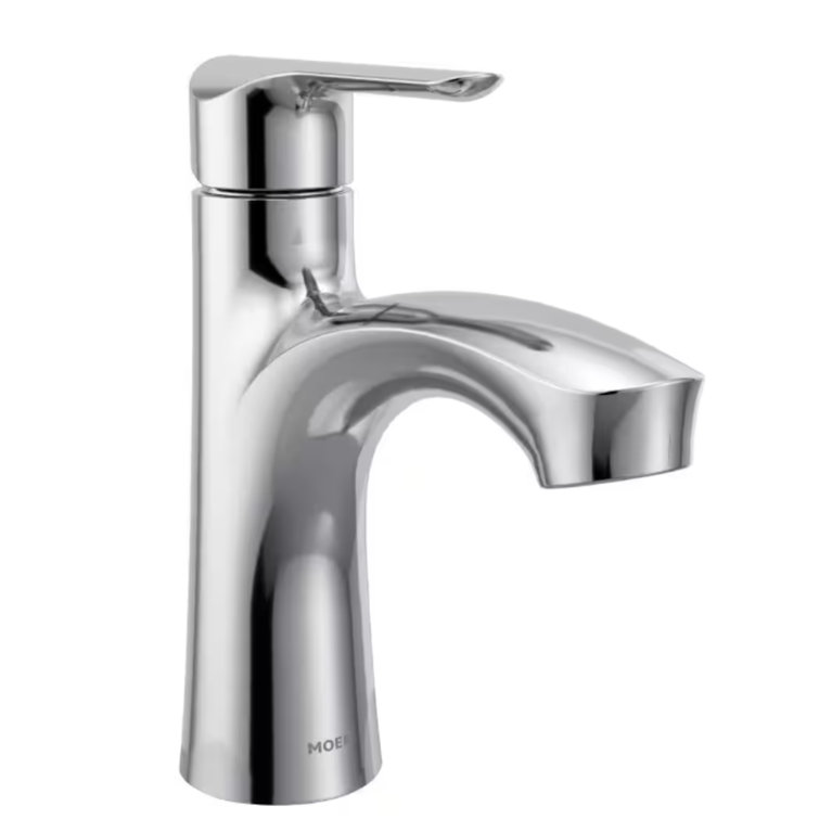 Moen Findlay Single-Handle Single-Hole Bathroom Faucet in Chrome