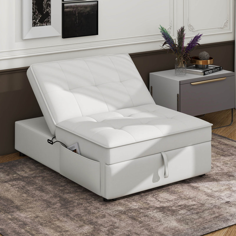 Canapé-lit, fauteuil inclinable, canapé-lit convertible 4-en-1
