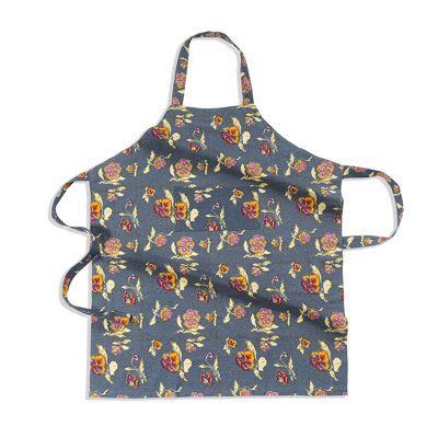 Floral Cotton Bib Apron