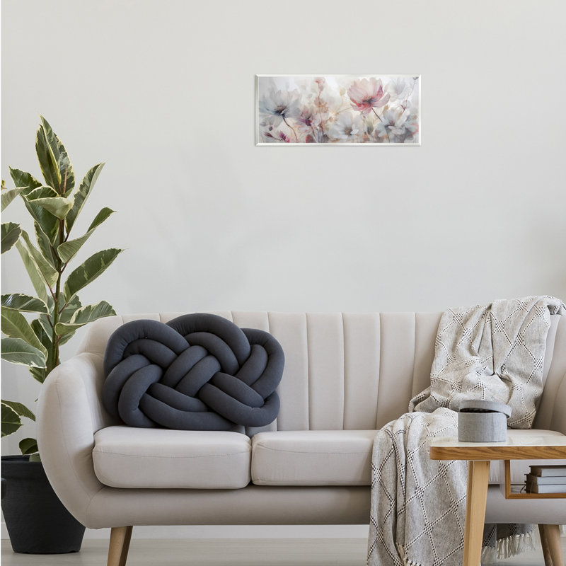 Élégante art mural sur fleurs en sourdine, design par Irene Weisz
