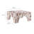 Valen Indoor - Outdoor Patio Arched Concrete Coffee Table In Red Marble
