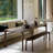 Modern simple family dining table Walnut Rectangular Solid Wood Top with Solid Wood Base Dining Table-100691119