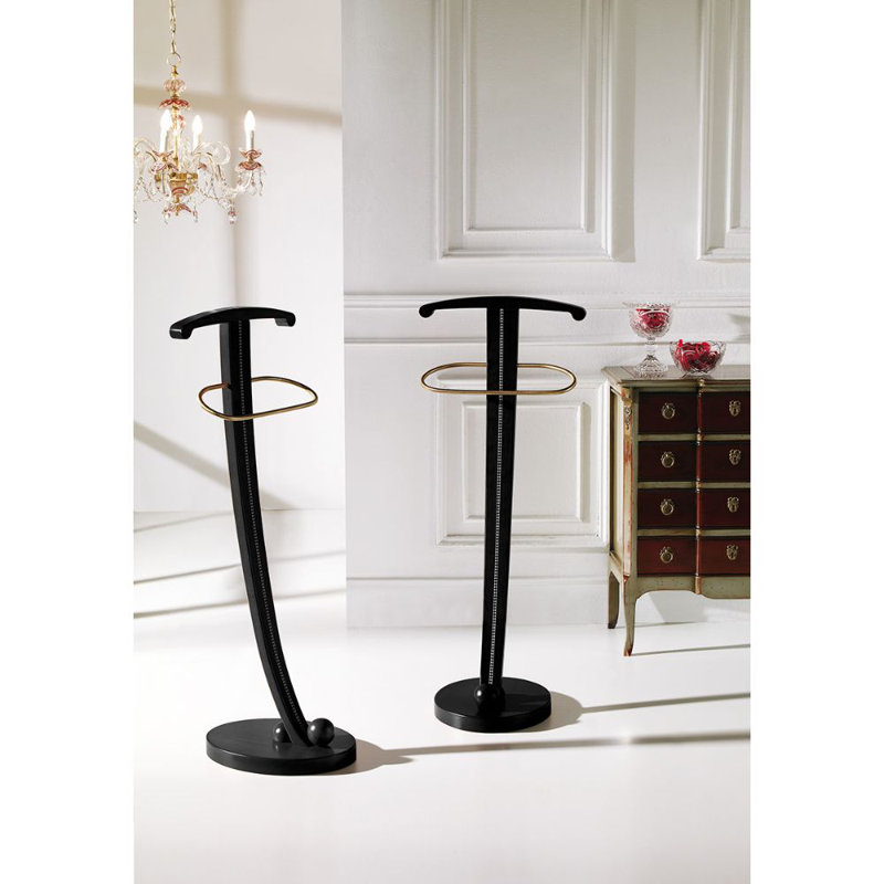 Callista Freestanding Valet Stand, Black