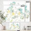 «Aqua Rose Natural Element», reproduction d'art sur toile tendue-55949115