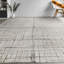 Hand-Knotted High-Quality Natural and Silver Area Rug