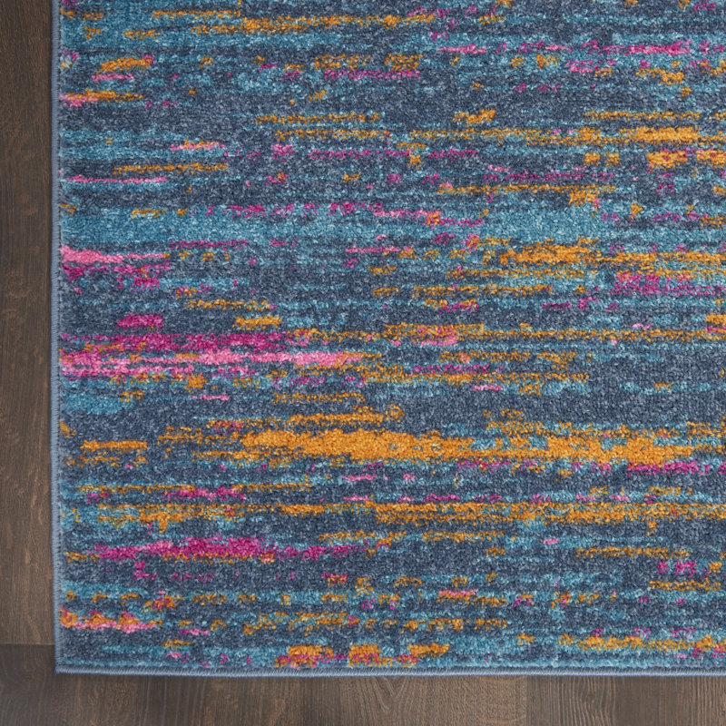 Tapis bleu, Tapis de couloir 1 pi 10 po x 6 pi
