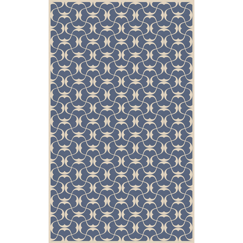 Aldo Vinyl Geometric Indoor Rug, Rectangle 3' x 5'