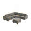 Canapé modulaire moderne, canapé convertible 6 places-859298565