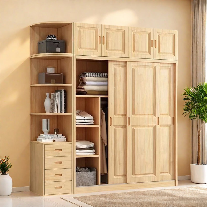 Simple And Practical Wardrobe, 94" H x 94" W x  23" D