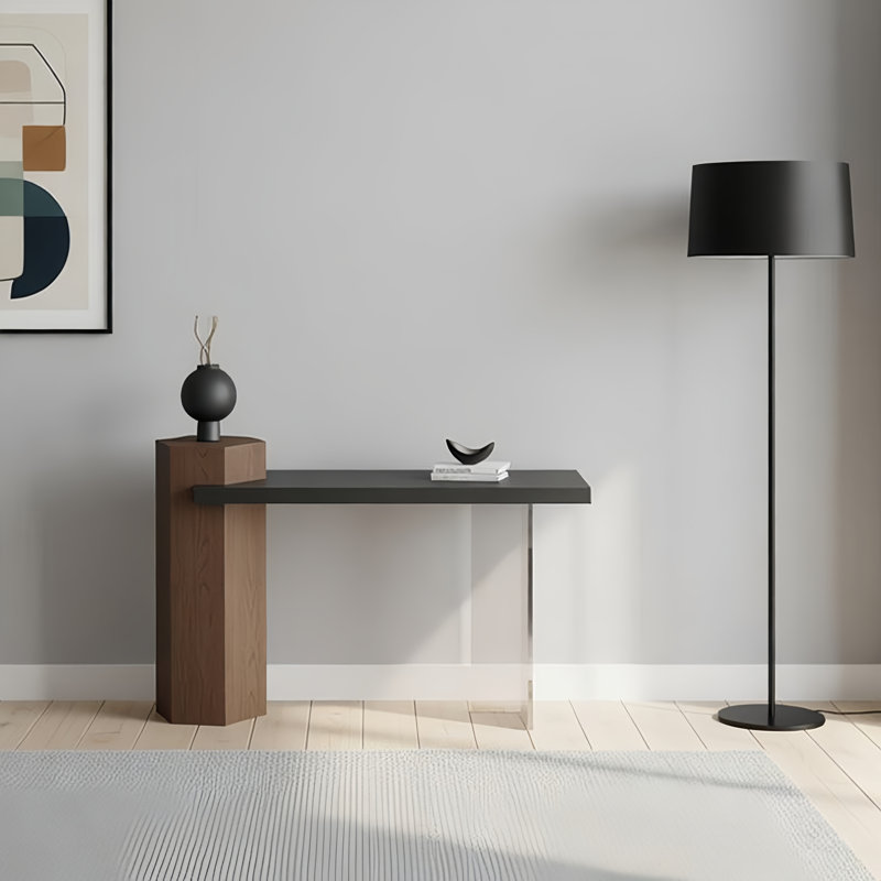 Table de hall d'entrée luxueuse de style italien, 33.46" H x 39.37" W x 13.77" D