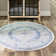 Tapis bleu ciel Parchette