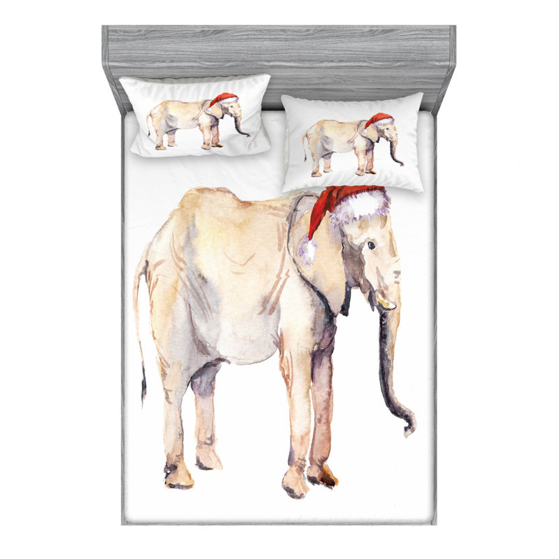 Microfiber Patterned Sheet Set, Full Sheet Set + Fitted Sheet + 2 Pillowcases