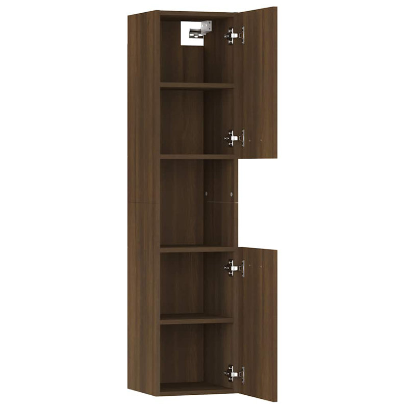 Armoire de salle de bain vidaXL, Brun