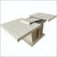 Table de salle à manger extensible Travertine