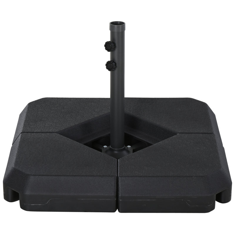 Support de poids pour support de parasol pour l'extérieur 4 pièces Outsunny