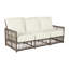 Newport 79" Wide Outdoor Wicker Patio Sofa with Cushions-70044841-70044857-84544971
