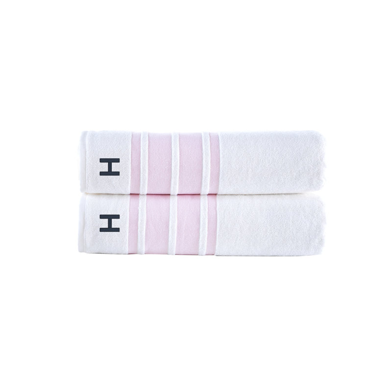 Clarion 2 pcs Bath Sheets, Bath Sheets - 2 Pack, H, Pink