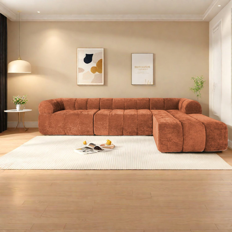 Canapé modulaire spacieux et confortable avec mousse haute densité