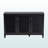 Diora Eight-Shelf Dark Gray Finish Shoe Storage Cabinet, 27.39" H X 44.35" W X 14.49" D