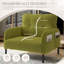 Chaise d'appoint rembourrée en velours côtelé Modern-1376002747
