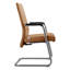 Chaise de bureau rembourrée en cuir Aleen-1219390930