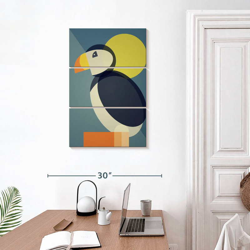 Macareux à motif géométrique Ashelle, H 32 po x l 20 po
