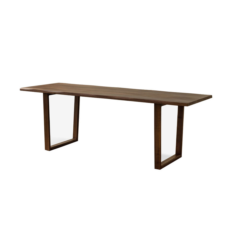 All solid wood practical dining table, 29.52"H x 94.48"L x 35.43"W