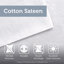 Ensemble d'édredon en coton 6 pièces pour grand lit gris-127670967