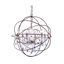 Lustre en forme de globe à 6 lumières de style bougie avec détails en cristal Svante-22859127-22859126