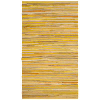 Caldina Hand Woven Cotton Striped Rug
