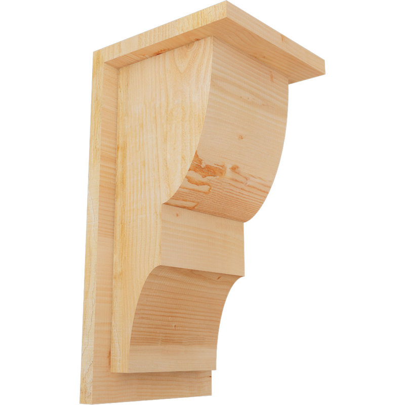 Corbeau Ridgewood avec contre-plaque, H 16 po x l 8 po x P 8 po, Sapin de Douglas, Sciage brut