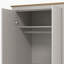Limestone 2 Door Manufactured Wood Wardrobe-711997962