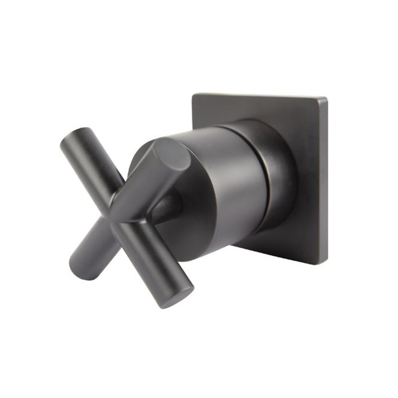 Cigno Built-in Faucet Trim Diverter, Matte Black