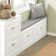 Hidden Shoe Bench with 2 Flip Drawers
