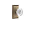 Studio Plate with Crystal Egg & Dart Knob-1650180745