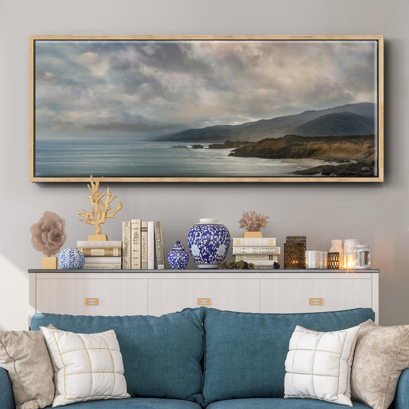 Calming Sea- Framed Canvas