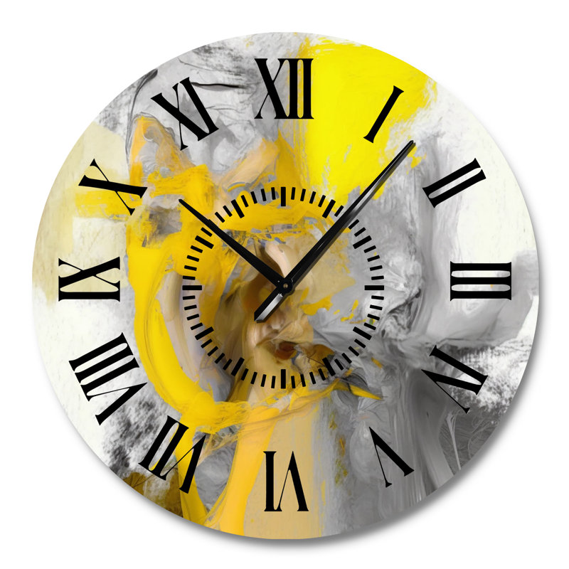Vivid I - Horloge murale abstraite, Grand