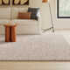 Elle Handmade Wool Beige Rug