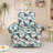 Swivel Recliner Rocker Chair,Two-Position Adjustable Backrest
