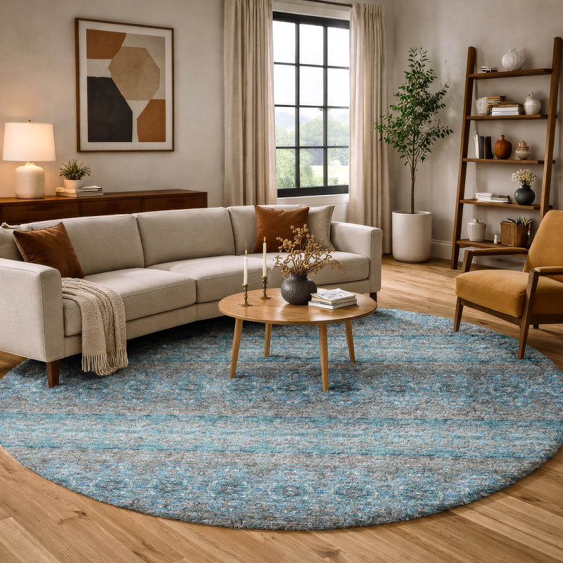 Tapis bohème de qualité supérieure lavable à la machine Dream Shag ADS615, Silver, 10 pi x 14 pi