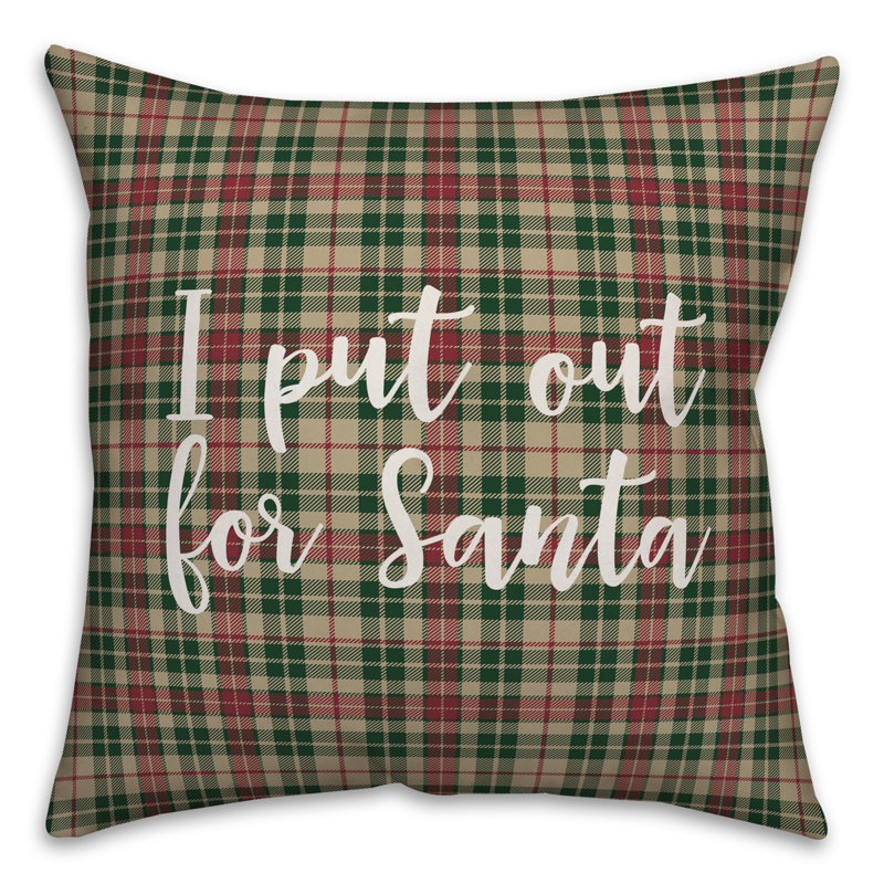 Plaid Throw Pillow