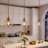 1-Light Living Dining Room Island Chandelier
