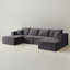 Canapé modulaire rembourré 4 pièces Kapellen-119320229-119694763